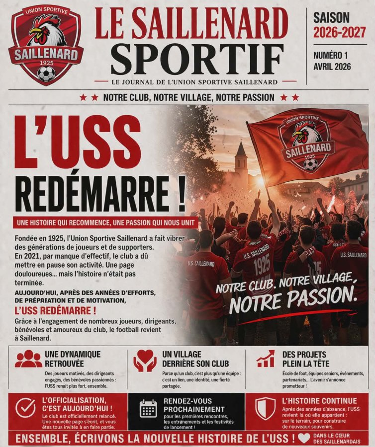 L'U.S Saillenard est de retour